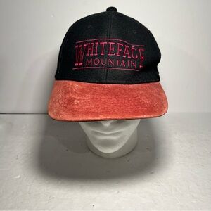 VTG Whiteface Mountain Hat Cap Strap Back Adult One Size 65% Wool